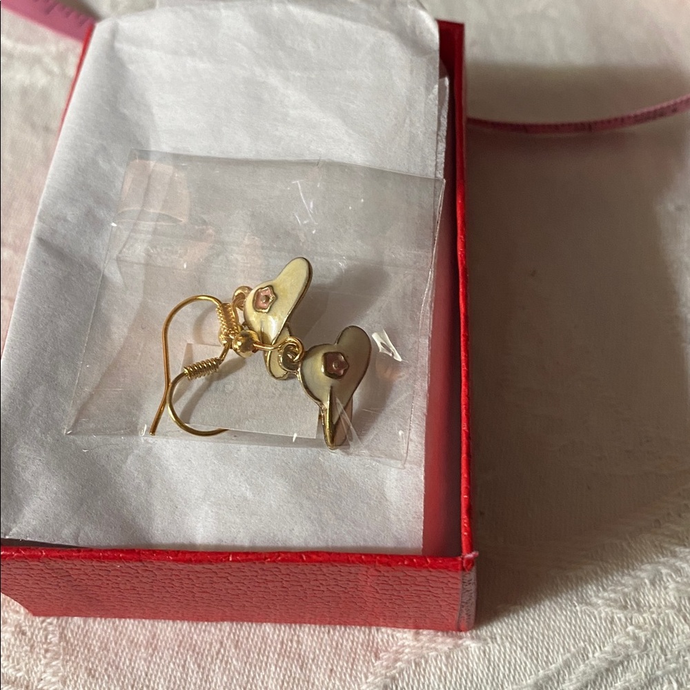 Nolan Miller Elegant Gold and Green Floral Brooch & Bonus Earrings - Picture 6 of 6